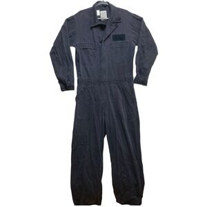 Propper International Coverall Mens 44L Navy Blue Suit Flame Resistant Utility